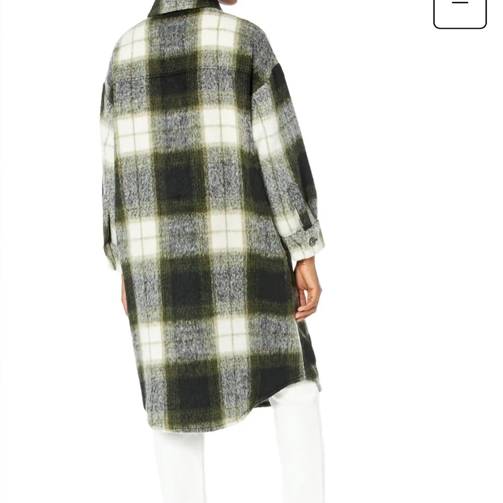 Steve Madden Ladies' Long plaid Shirt Jacket “shacket” - Picture 6 of 6